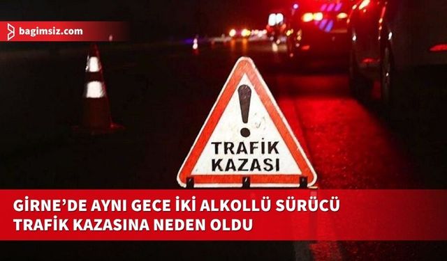 Alsancak ve Ziya Rızkı Caddesi’nde alkollü sürücüler kaza yaptı: 2 yaralı