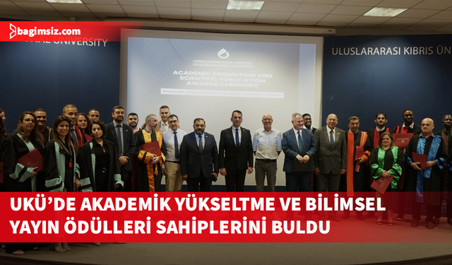 UKÜ’de Akademik Yükseltme ve Bilimsel Yayın Ödül Töreni düzenlendi