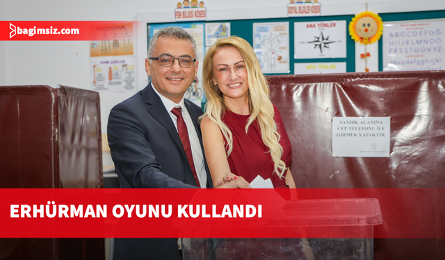 Cumhurbaşkanı adayı Tufan Erhürman oyunu kullandı