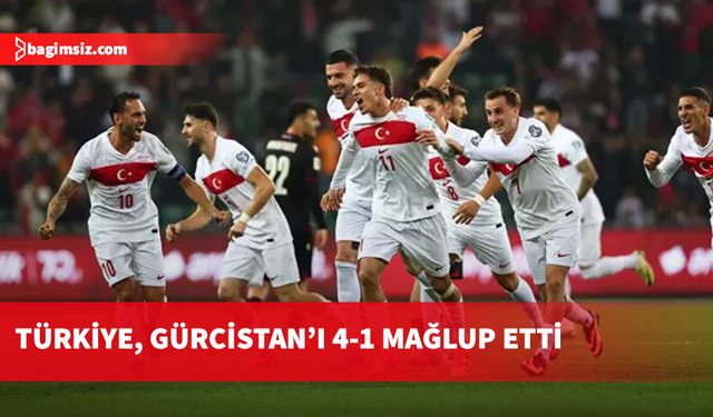 Dünya Kupası elemelerinde Türkiye Gürcistan'ı 4-1 mağlup etti