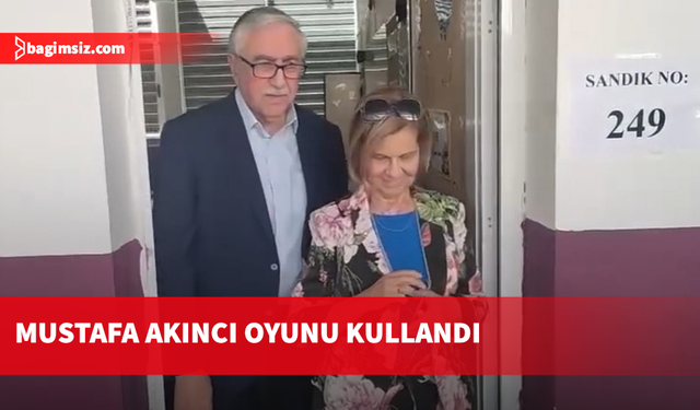 4. Cumhurbaşkanı Mustafa Akıncı oyunu kullandı