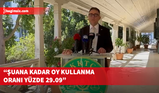 Saat 13:00 itibariyle oy kullanma oranı yüzde 29.09