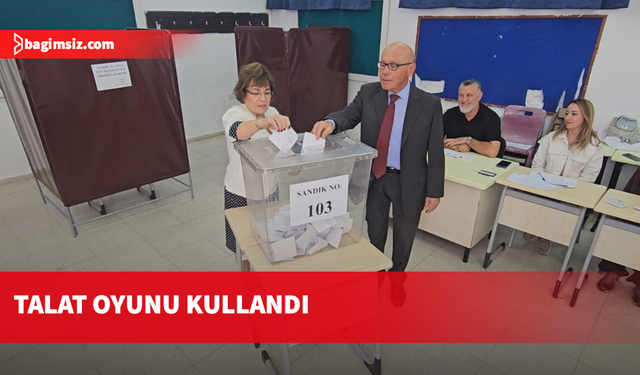 2. Cumhurbaşkanı Mehmet Ali Talat oyunu kullandı