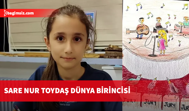 Sare Nur Toydaş uluslararası karikatür yarışmasında birinci oldu