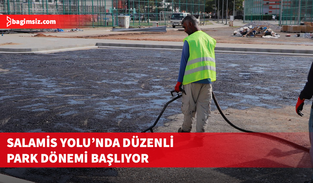 Uluçay, Salamis Yolu park alanı çalışmasını yerinde inceledi