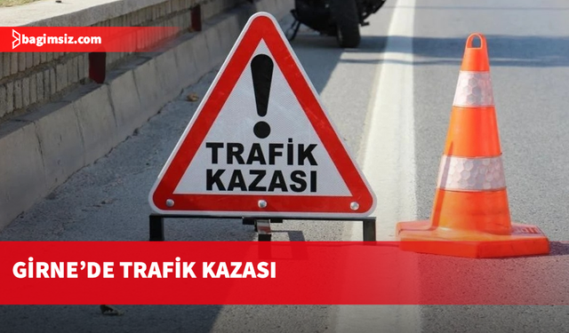 Girne’de trafik kazası: 1 yaralı