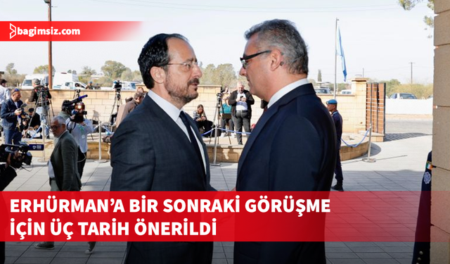 Hristodulis, Erhürman'a bir sonraki görüşme için üç tarih önerdi