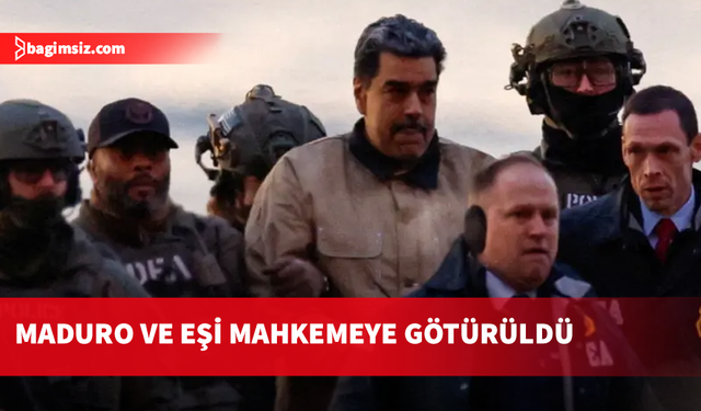 Venezuela Devlet Başkanı Maduro ve eşi mahkemeye getirildi...