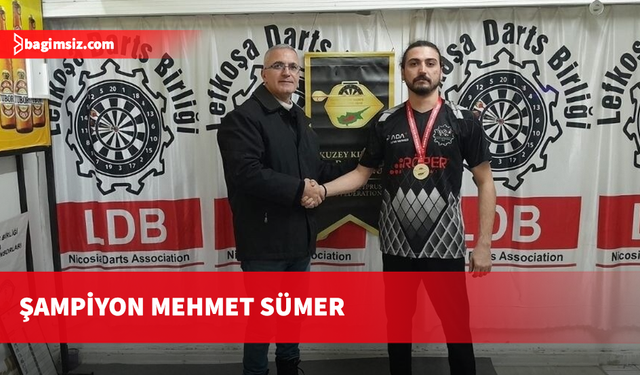 Darts liginde 2'nci ayak oynandı: Şampiyon Mehmet Sümer