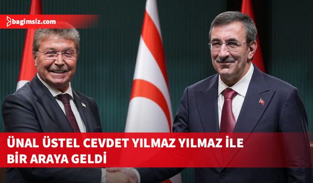 Başbakan Üstel TC Cumhurbaşkanı Yardımcısı Yılmaz ile bir araya geldi