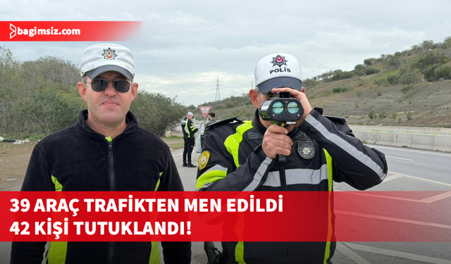 Üç ilçede eş zamanlı trafik denetimi gerçekleştirildi...