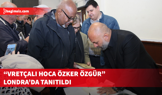 Korkmazhan’ın kitabı Londra’da tanıtıldı