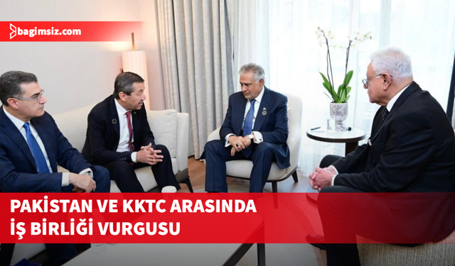 Pakistan Başbakan Yardımcısı ve Dışişleri Bakanı Dar, Ertuğruloğlu ile bir araya geldi