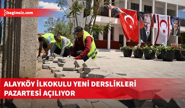 Alayköy İlkokulu yeni derslikleri pazartesi açılıyor