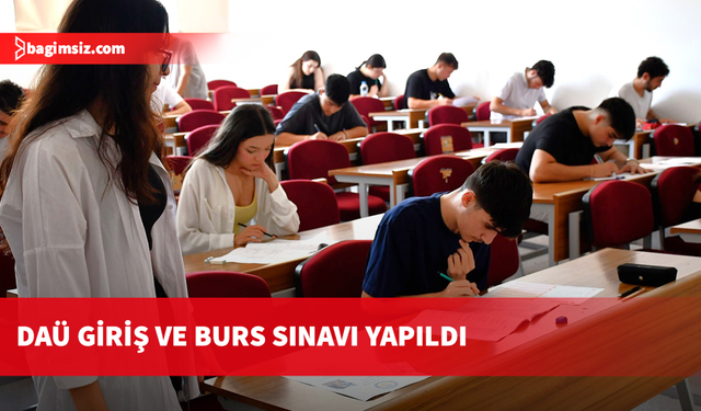 DAÜ giriş ve burs sınavı yapıldı