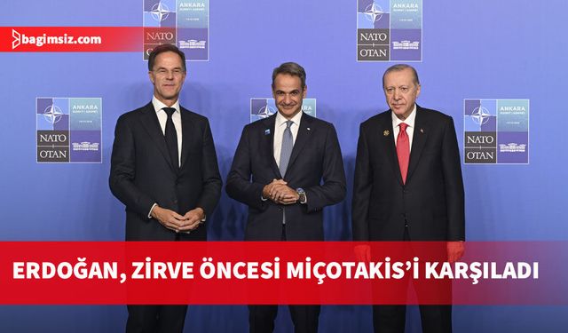 NATO Zirvesi'nde Erdoğan, Rutte ve Miçotakis aynı karede