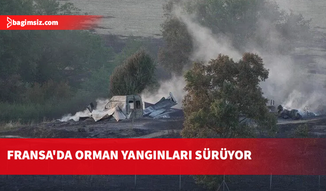 Fransa'daki 3 vilayette orman yangınları sürüyor