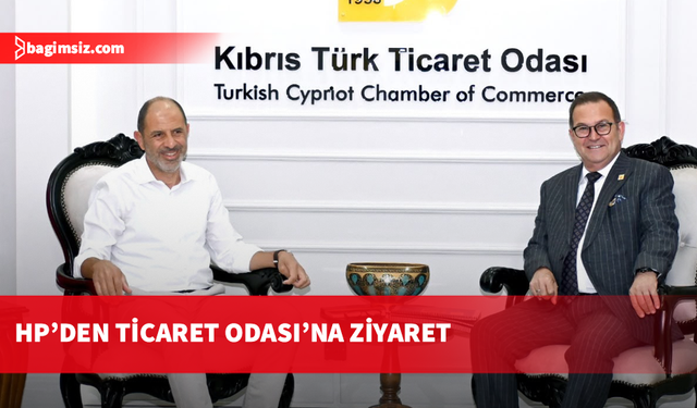 Halkın Partisi’nden Ticaret Odası’na ziyaret: Özersay ve Deniz ekonomiyi görüştü