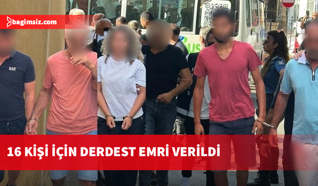 9 Kişi mahkemeye getirildi, geriye kalan 7 kişinin de hazır edilmesi için duruşma saat 11.30'a ertelendi