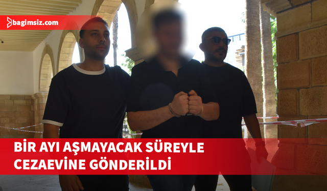 Ercan’dan yasaklı madde  ile girmeye çalıştı, cezaevine gönderildi