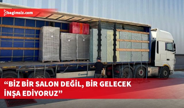 KKTC Cimnastik Federasyonu’ndan 3 yeni salon için 4 tır malzeme