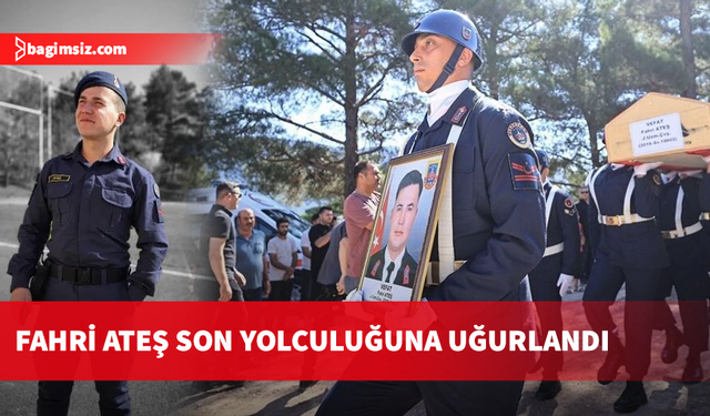 Gemi faciasında hayatını kaybeden Uzman Çavuş Fahri Ateş, Mersin'de toprağa verildi...