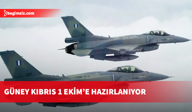 Güney Kıbrıs’ta 1 Ekim töreni hazırlığı: Lefkoşa’da alçak uçuş provası