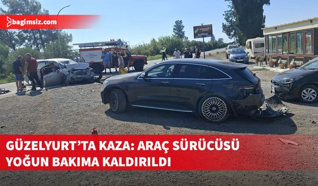 Direksiyon hakimiyetini kaybeden sürücü park halindeki 2 araca çarptı