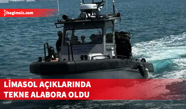 Limasol açıklarında tekne alabora oldu: 21 kişi kurtarıldı