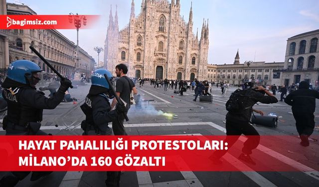 Milano kentinde yapılan hayat pahalılığı protestolarında 160 kişi gözaltına alındı