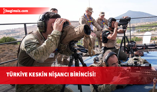Türkiye uluslararası keskin nişancı yarışmasında birinci oldu