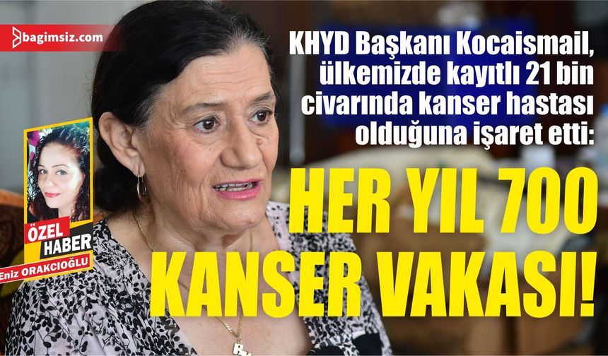 Her yıl 700 kanser vakası!