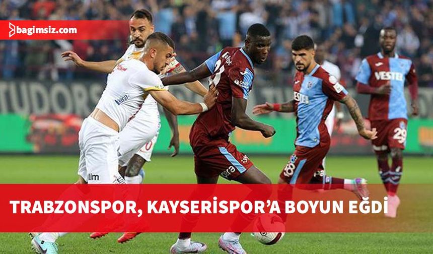 Trabzonspor 0-1 Kayserispor