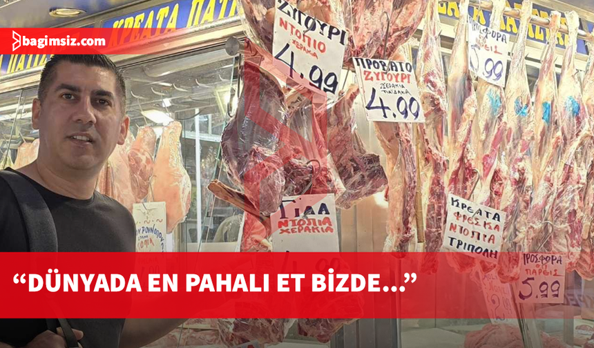 Cemal Gülercan: En pahalı et Kuzey Kıbrıs’ta…