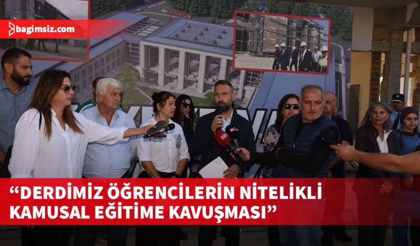 KTÖS Şht Yalçın İlkokulu önünde basın açıklaması ve eylem yaptı