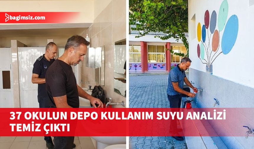 Lefkoşa’da 37 okulun depo kullanım suyu analizi temiz çıktı