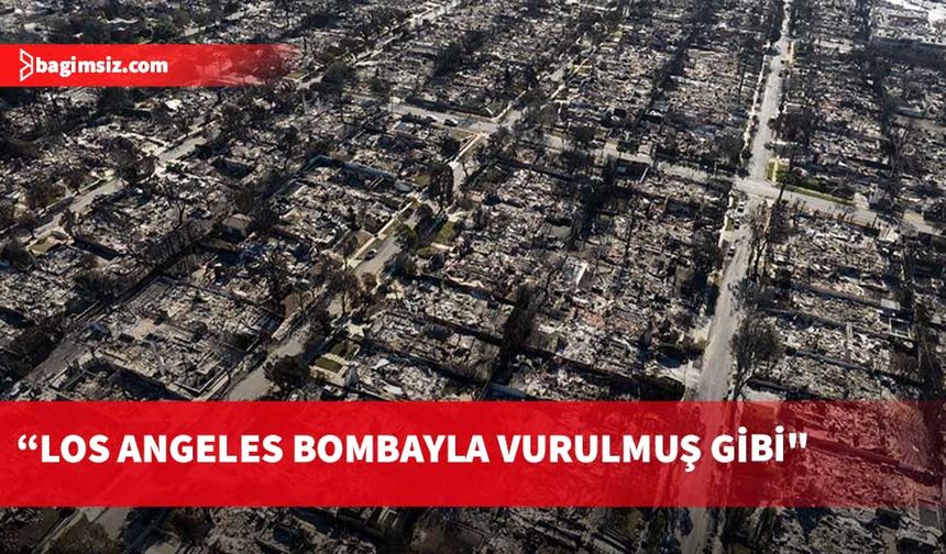 Trump, orman yangınlarının yaşandığı Los Angeles'ın "bombayla vurulmuş gibi" olduğunu söyledi