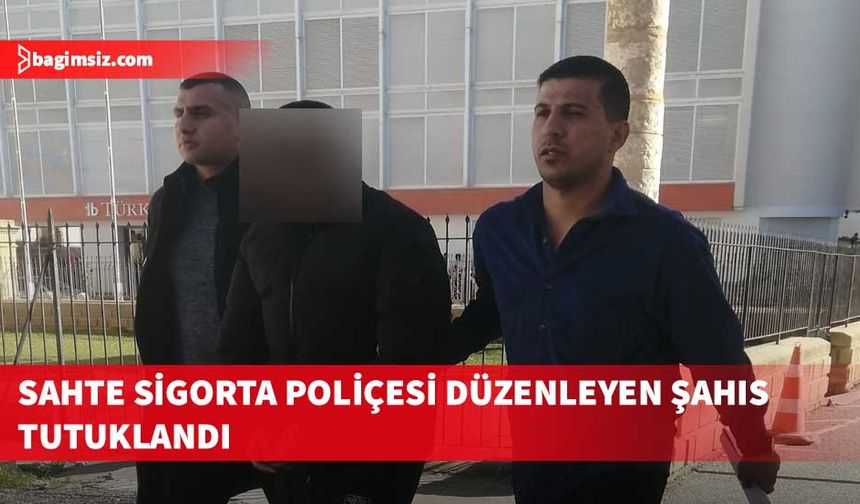 Satmaya çalıştığı arabanın sigorta poliçelerini sahte düzenleyen şahıs tutuklandı