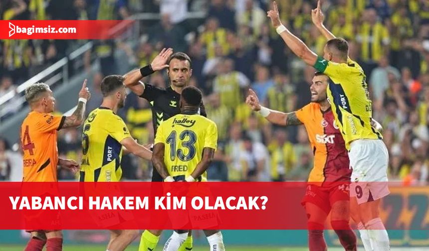 Galatasaray-Fenerbahçe derbisiyle ilgili hakem kararı