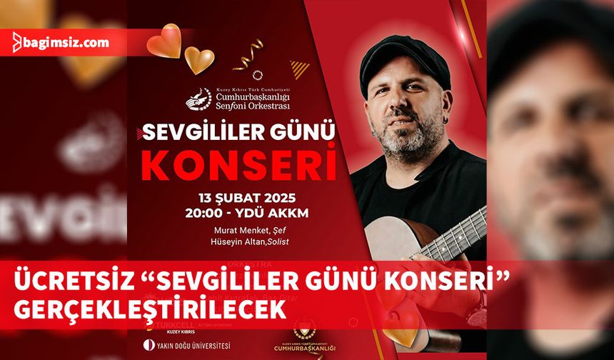 Sevgililer Günü konserinde aşk ve müzik buluşacak!