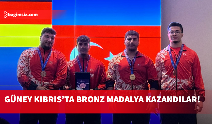 Türkiye 23 Yaş Altı Milli Atletizm Atmalar Takımı bronz madalya kazandı