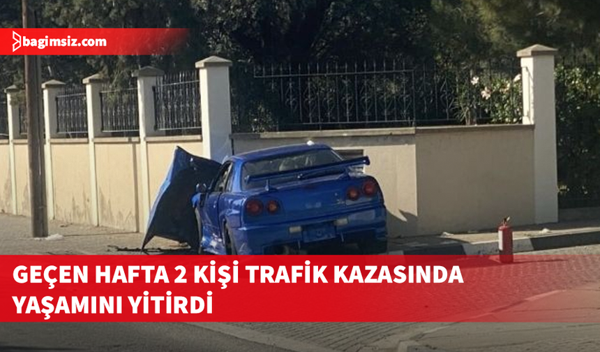 Geçen hafta 68 trafik kazası meydana geldi