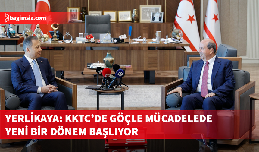 Cumhurbaşkanı Tatar, Ali Yerlikaya’yı kabul etti