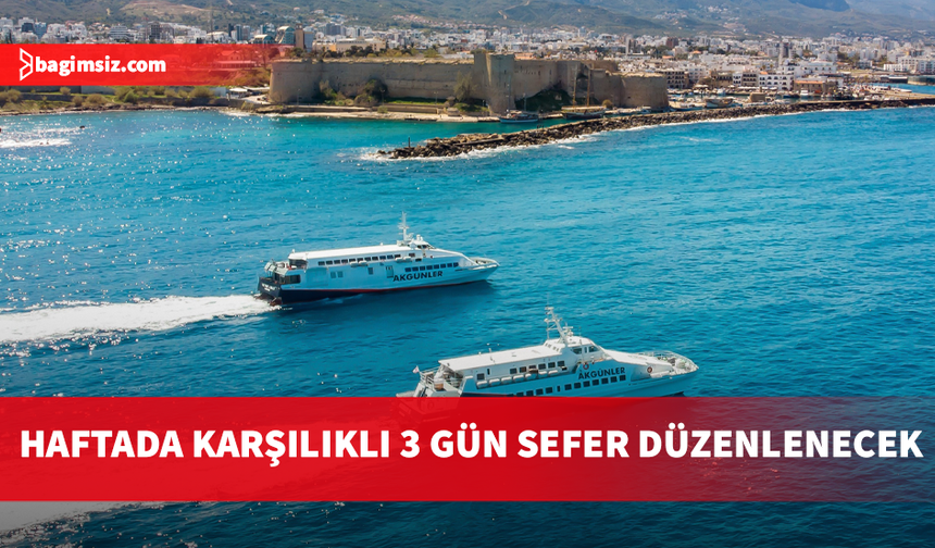 Girne – Anamur seferleri başladı