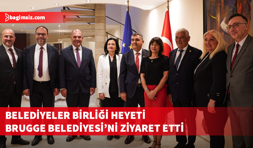 Brüksel’deki KTBB Heyeti’nden Brugge Belediyesi’ne ziyaret
