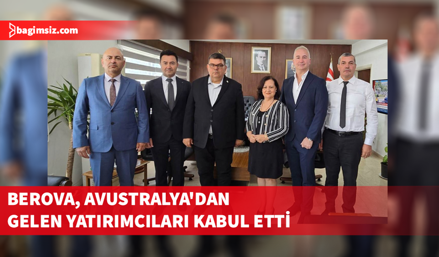 Maliye Bakanı Berova, Avustralya'dan gelen yatırımcıları kabul etti