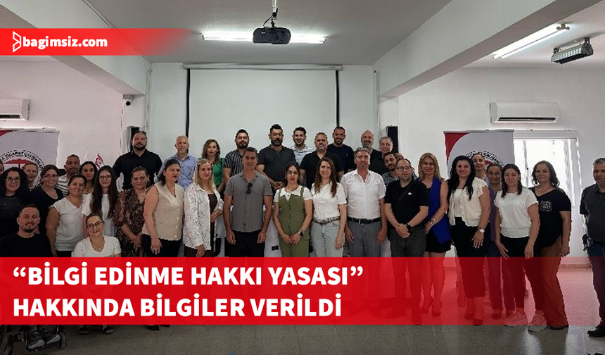Büro-İş, Bilgi Edinme Hakkı Yasası konulu eğitim düzenledi