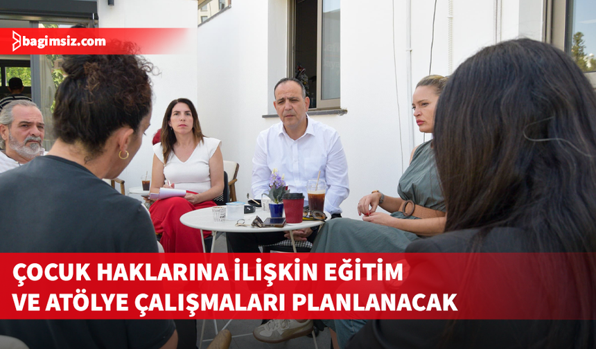 Harmancı, Evrensel Çocuk Hakları Derneği ile görüştü