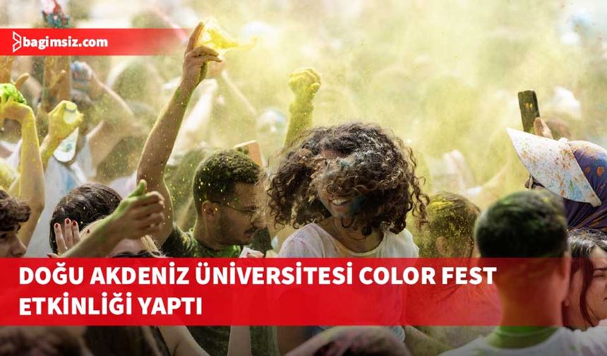 DAÜ Bahar Festivali’nde Color Fest