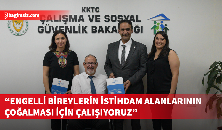 Gardiyanoğlu, Kıbrıs Türk Ortopedik Özürlüler Derneği heyeti ile görüştü